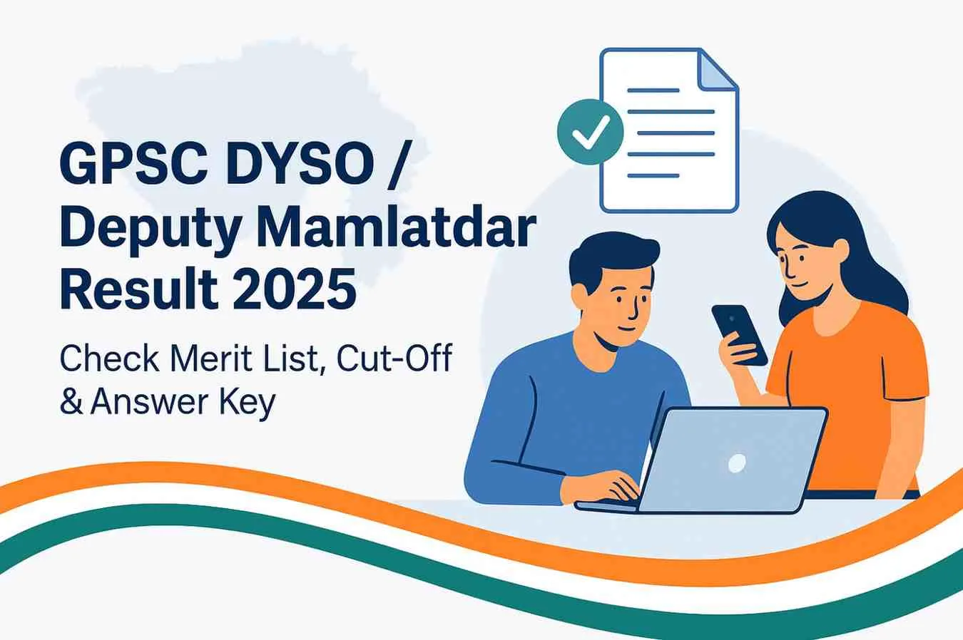 GPSC DYSO Deputy Mamlatdar Result 2025 | Provisional List & Cut Off Marks