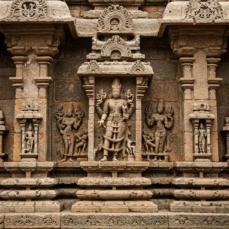ઐરાવતેશ્વર મંદિર, દારાસુરમની કોતરણી