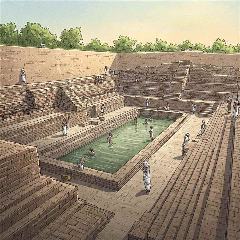 મોહેં-જો-દડોમાં આવેલ સ્નાનાગાર